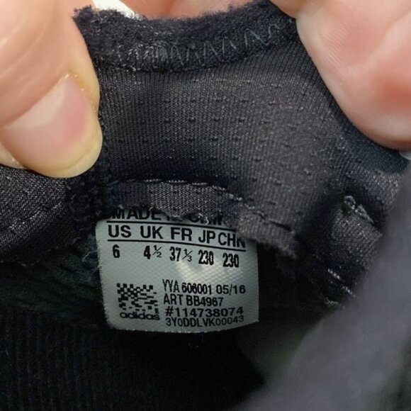 Adidas Pureboost Running Shoe Black Size 6 - Picture 12 of 12